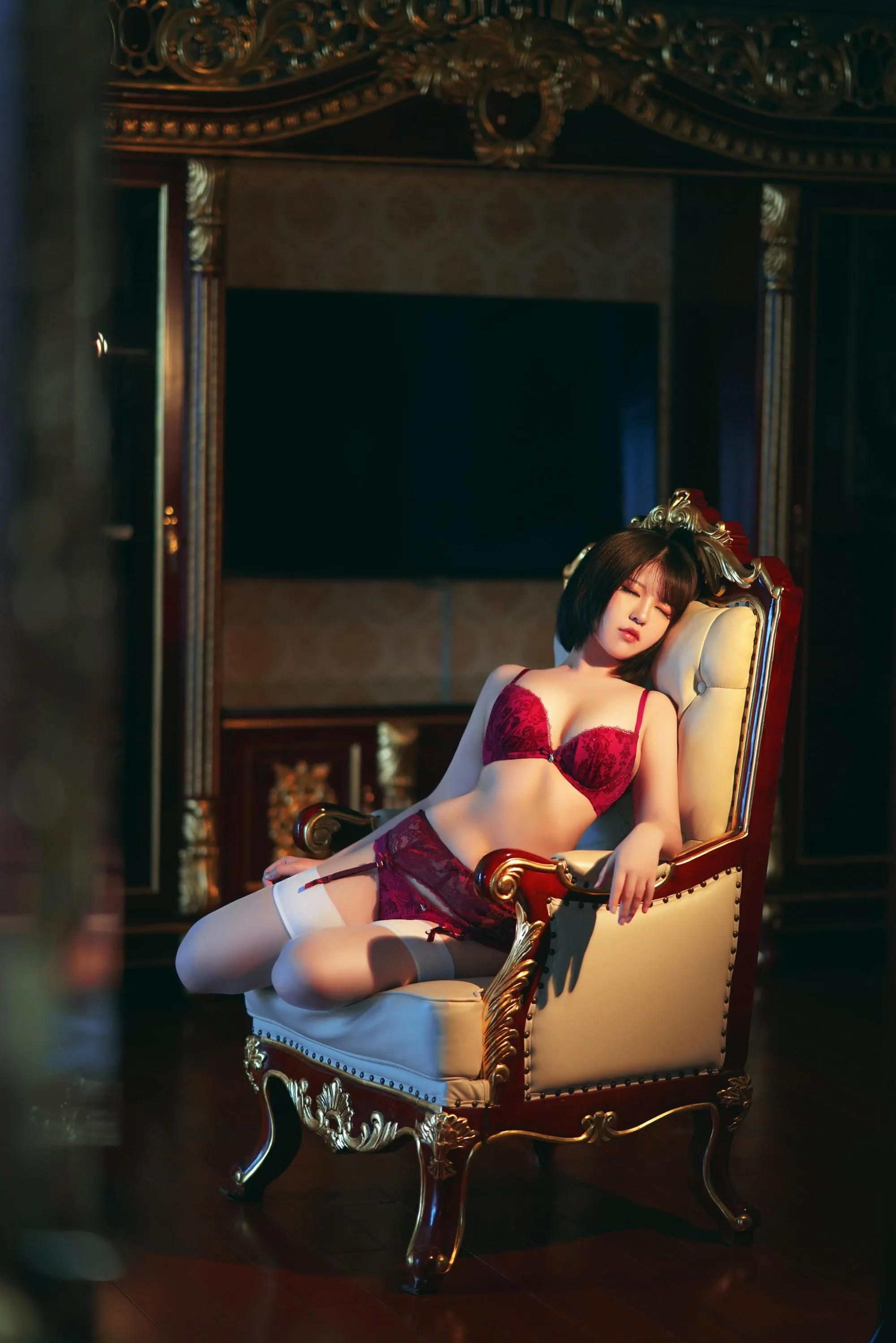 半半子 – NO.33 赤红 1 [17P]插图5